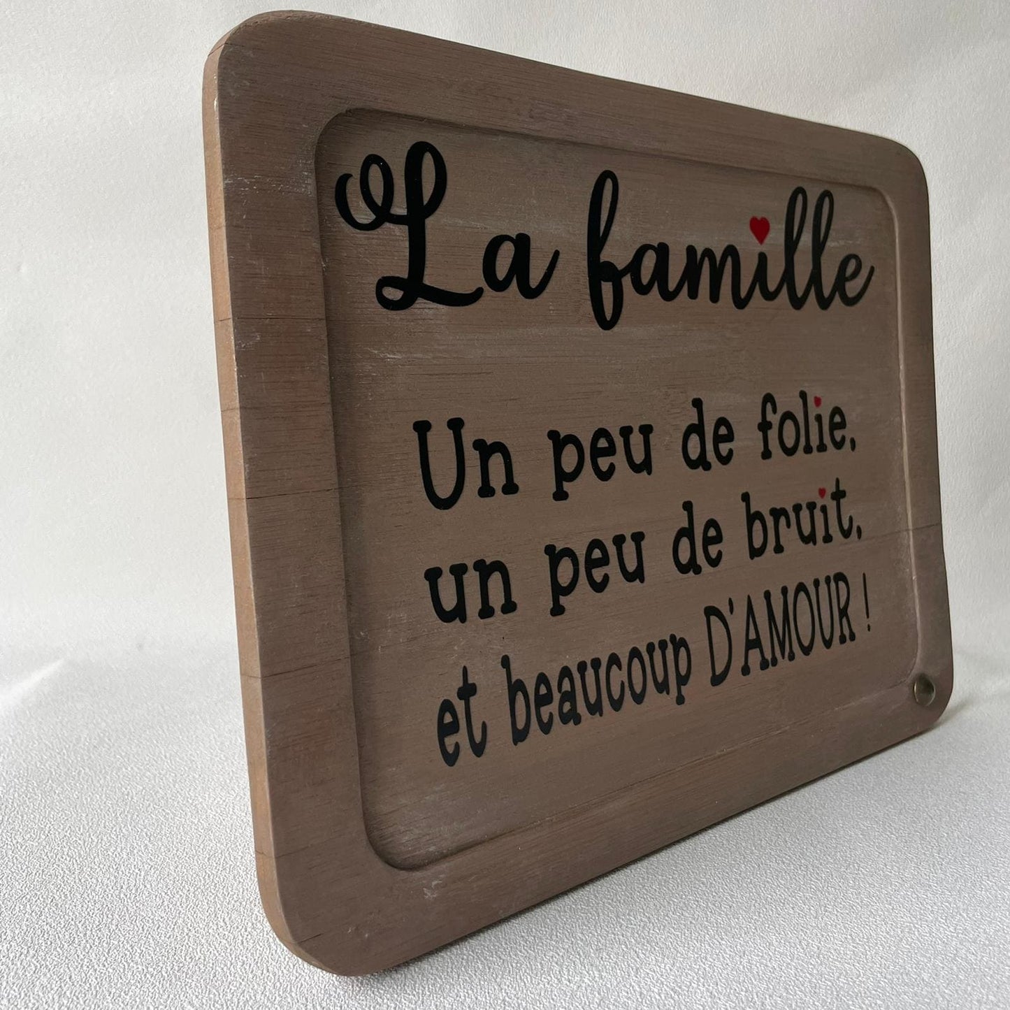 Pancarte en bois – LA FAMILLE