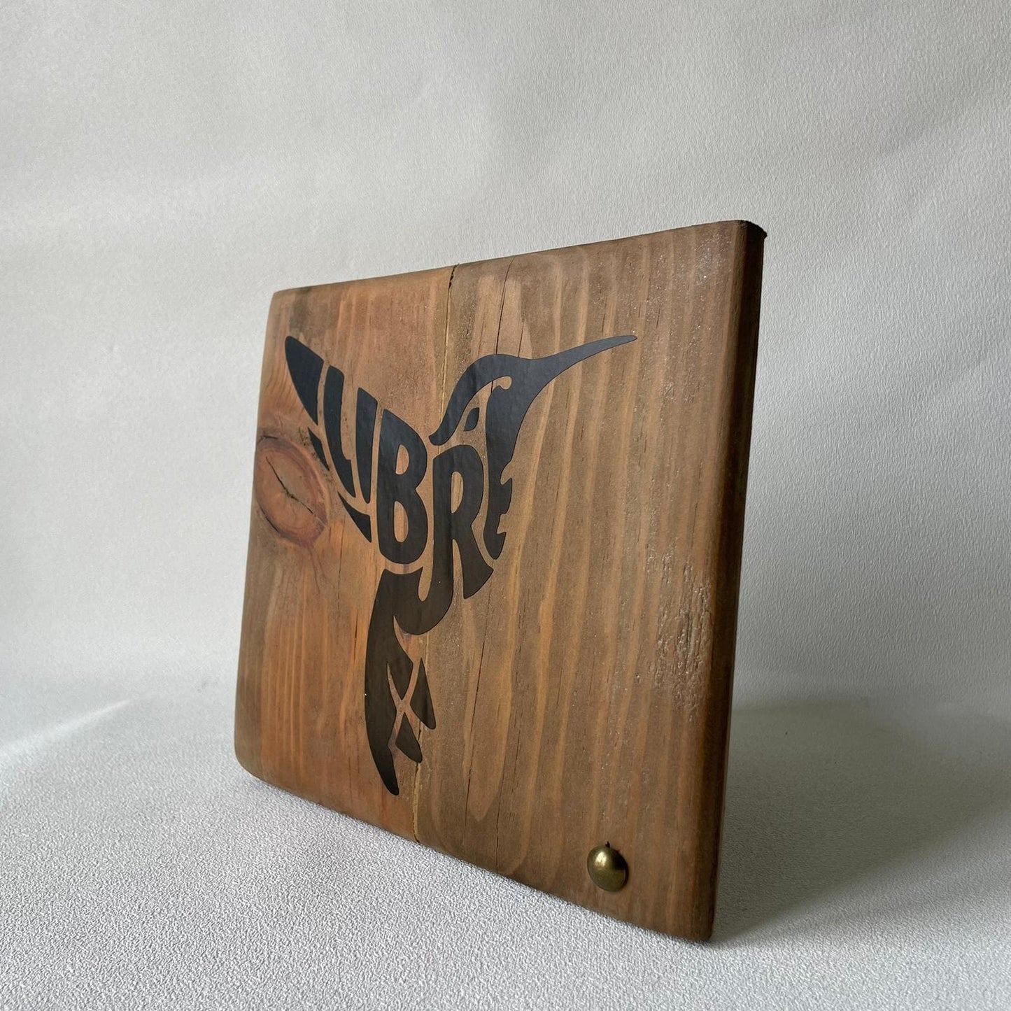 Pancarte en bois – COLIBRI