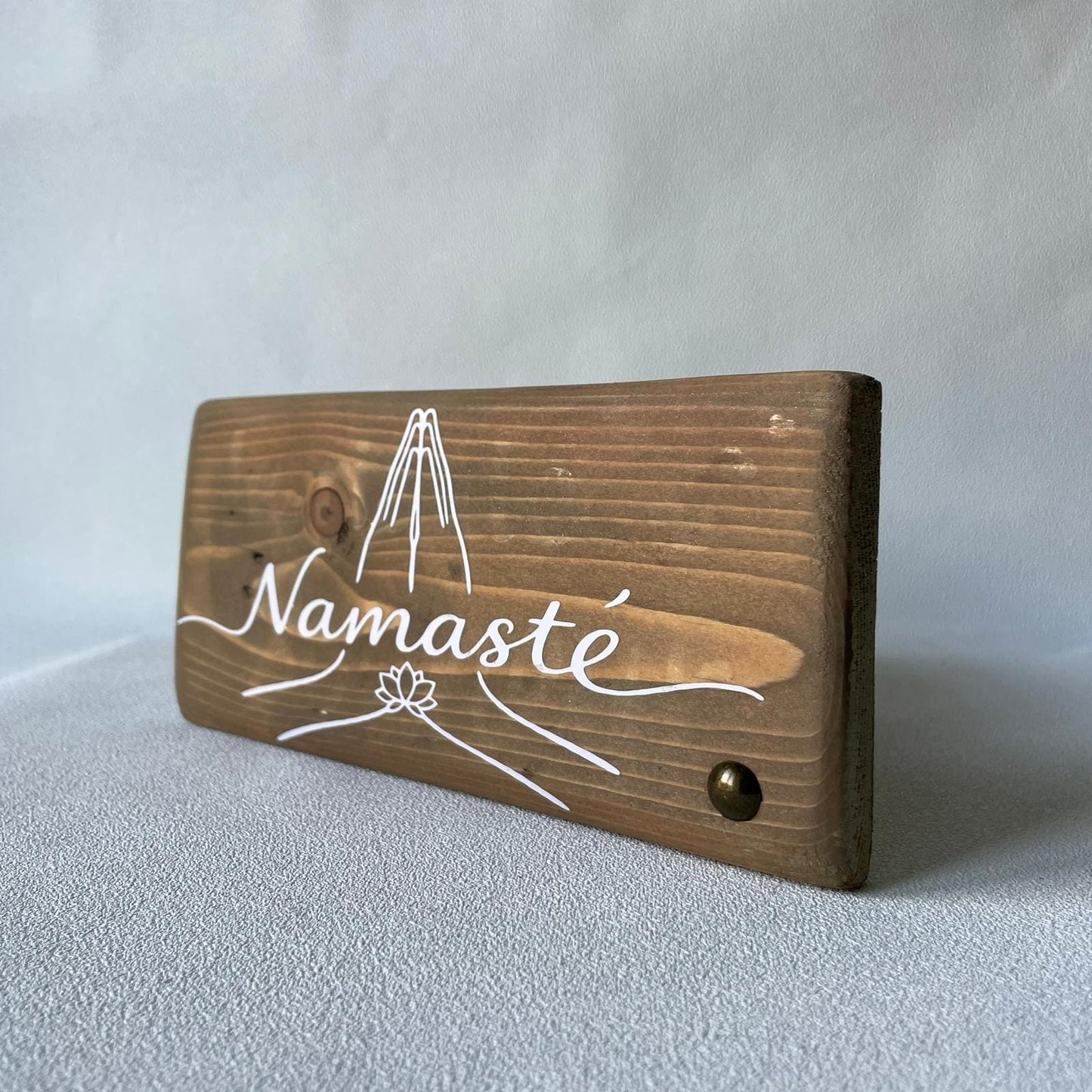 Pancarte en bois – NAMASTÉ