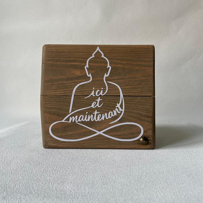 Pancarte en bois – ICI ET MAINTENANT