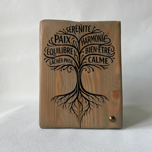 Pancarte en bois – ARBRE DE VIE