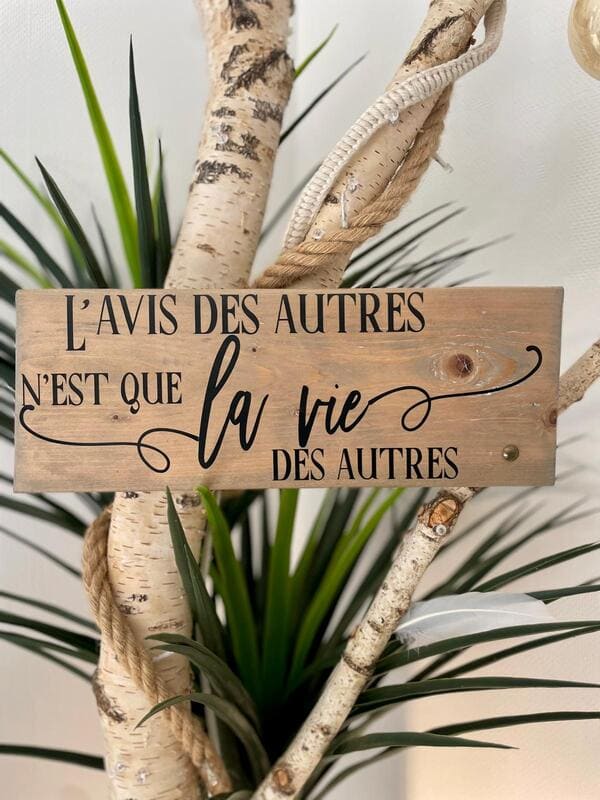 pancarte en bois