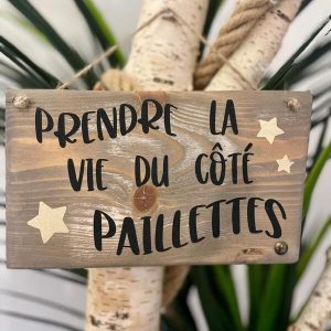 Prendre la vie du côté paillettes