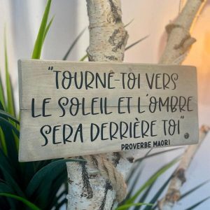 Tourne toi vers le soleil et l’ombre sera derrière toi