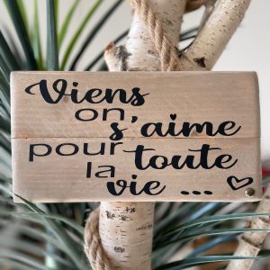 Viens on s’aime pour toute la vie