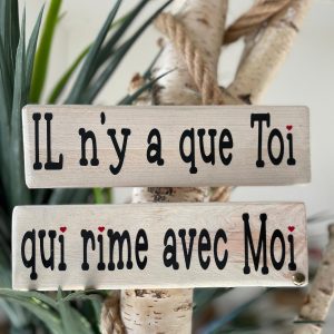 Il n’y a que toi qui rime avec moi